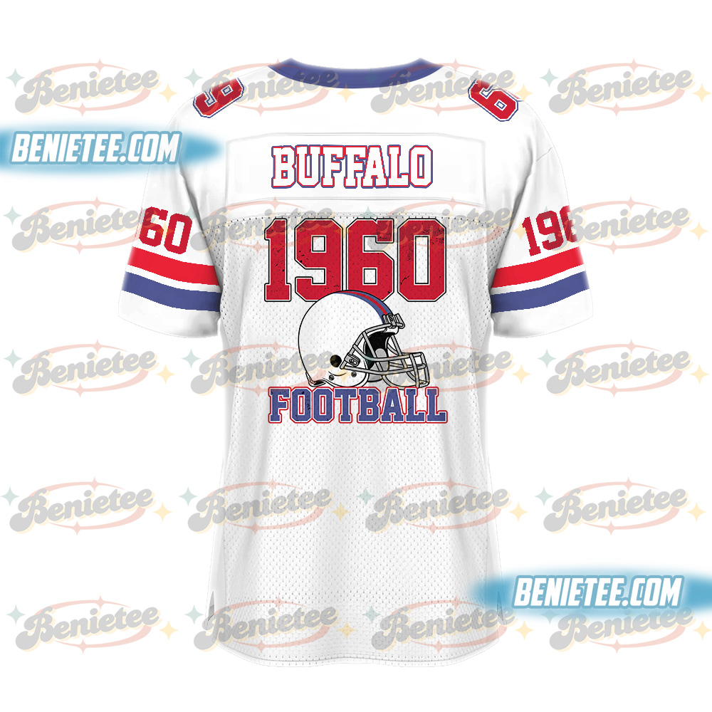 Buffalo Football Jersey, Retro Game Day Football Jersey - Image 3