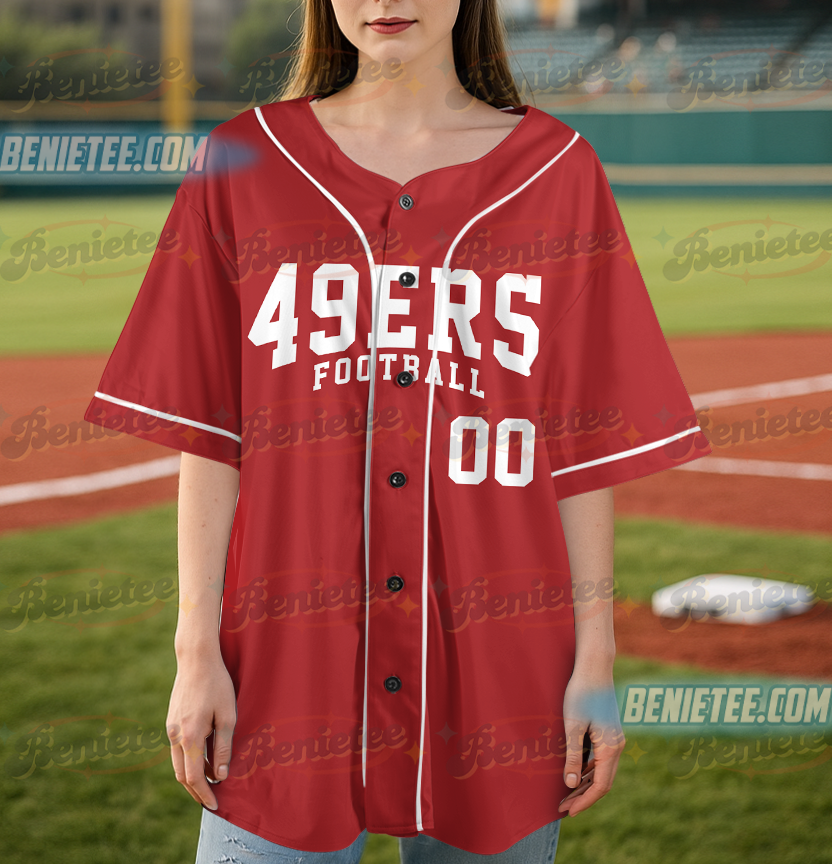 San Francisco 49ers Team Baseball Jersey, Game Day Baseball Jersey - Image 5