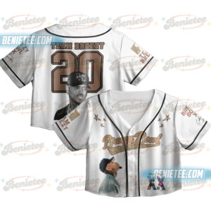Custom Chris Brown CropTop Baseball Jersey, Breezy Bowl XX Music Tour 2025 CropTop Baseball Jersey