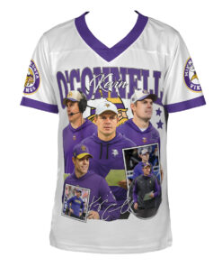 Alternative view of Kevin O'Connell Football Jersey,  Minnesota Football Jersey