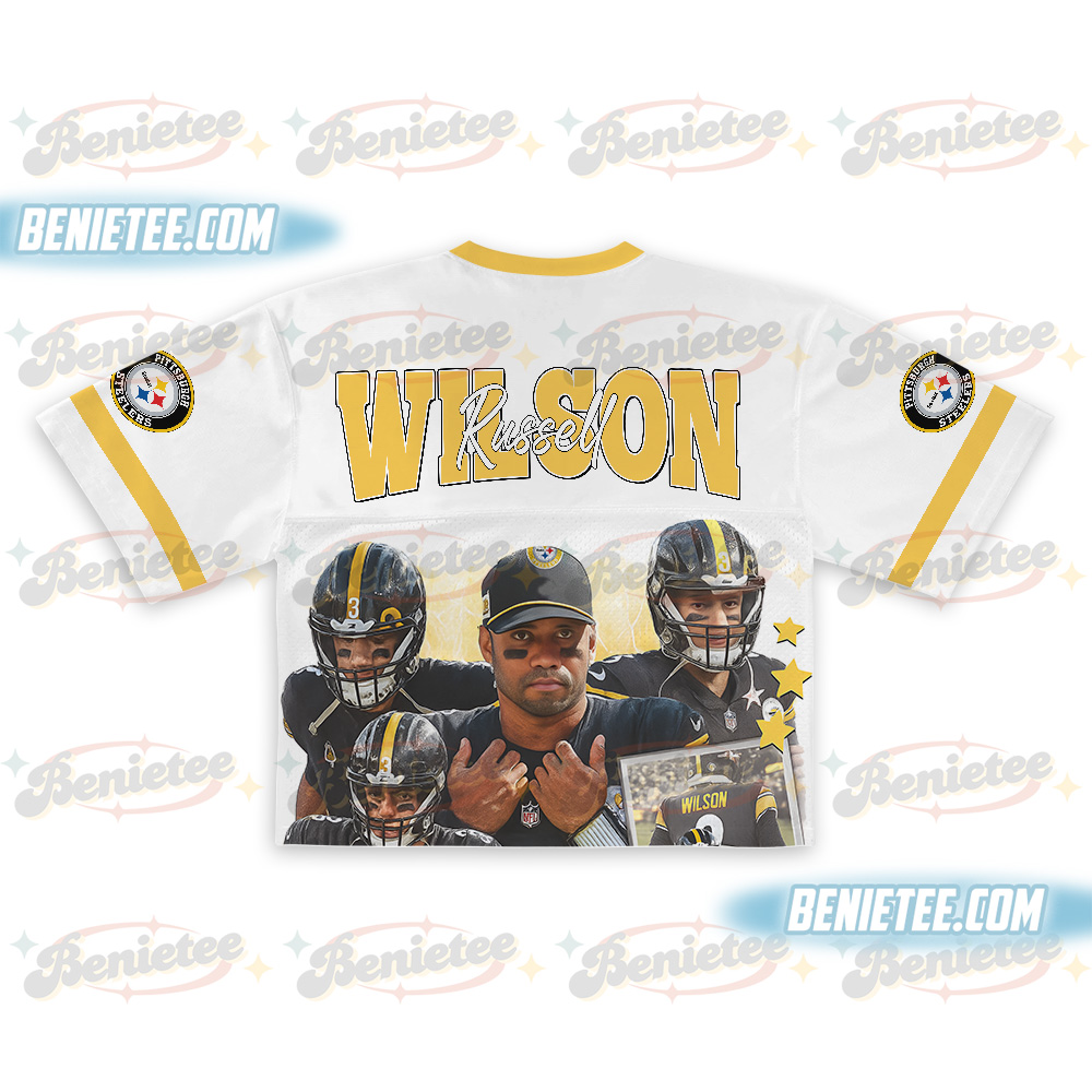 Russell Wilson Croptop Mesh Football, New York Croptop Mesh Football - Image 3