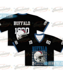 Buffalo Game Day Croptop Mesh Football, Bills Game Day Croptop Mesh Football