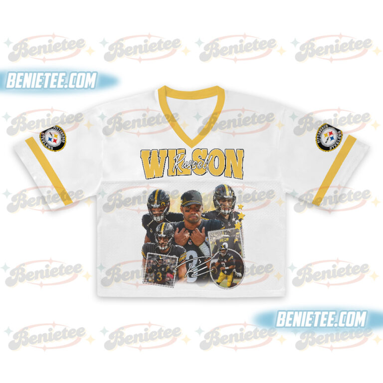 Alternative view of Russell Wilson Croptop Mesh Football, New York Croptop Mesh Football