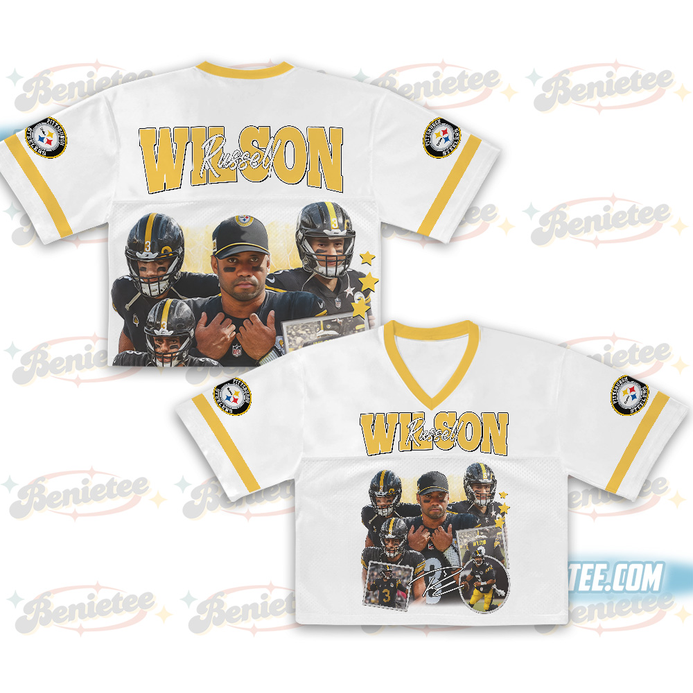 Russell Wilson Croptop Mesh Football, New York Croptop Mesh Football