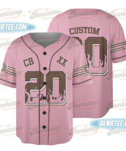 Custom Chris Brown Tour Baseball Jersey, Breezy Bowl XX Tour 2025 Baseball Jersey