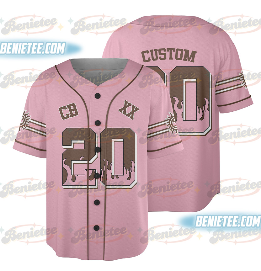 Custom Chris Brown Tour Baseball Jersey, Breezy Bowl XX Tour 2025 Baseball Jersey