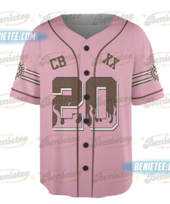 Alternative view of Custom Chris Brown Tour Baseball Jersey, Breezy Bowl XX Tour 2025 Baseball Jersey