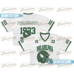 Philadelphia Game Day Croptop Mesh Football, Retro Clipart Croptop Mesh Football
