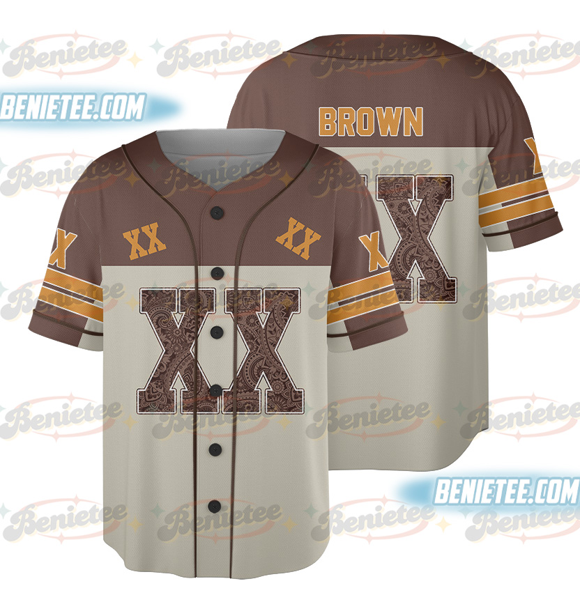 Chris Brown Tour Baseball Jersey, Breezy Bowl XX Tour 2025 Baseball Jersey
