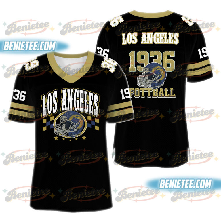 Los Angeles Game Day Football Jersey, Los Angeles Football Fan Gifts Football Jersey