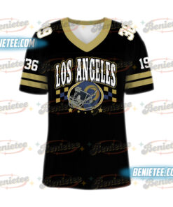 Alternative view of Los Angeles Game Day Football Jersey, Los Angeles Football Fan Gifts Football Jersey