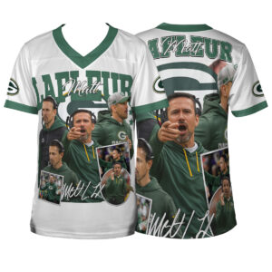 Matt LaFleur Football Jersey, Green Bay Football Jersey