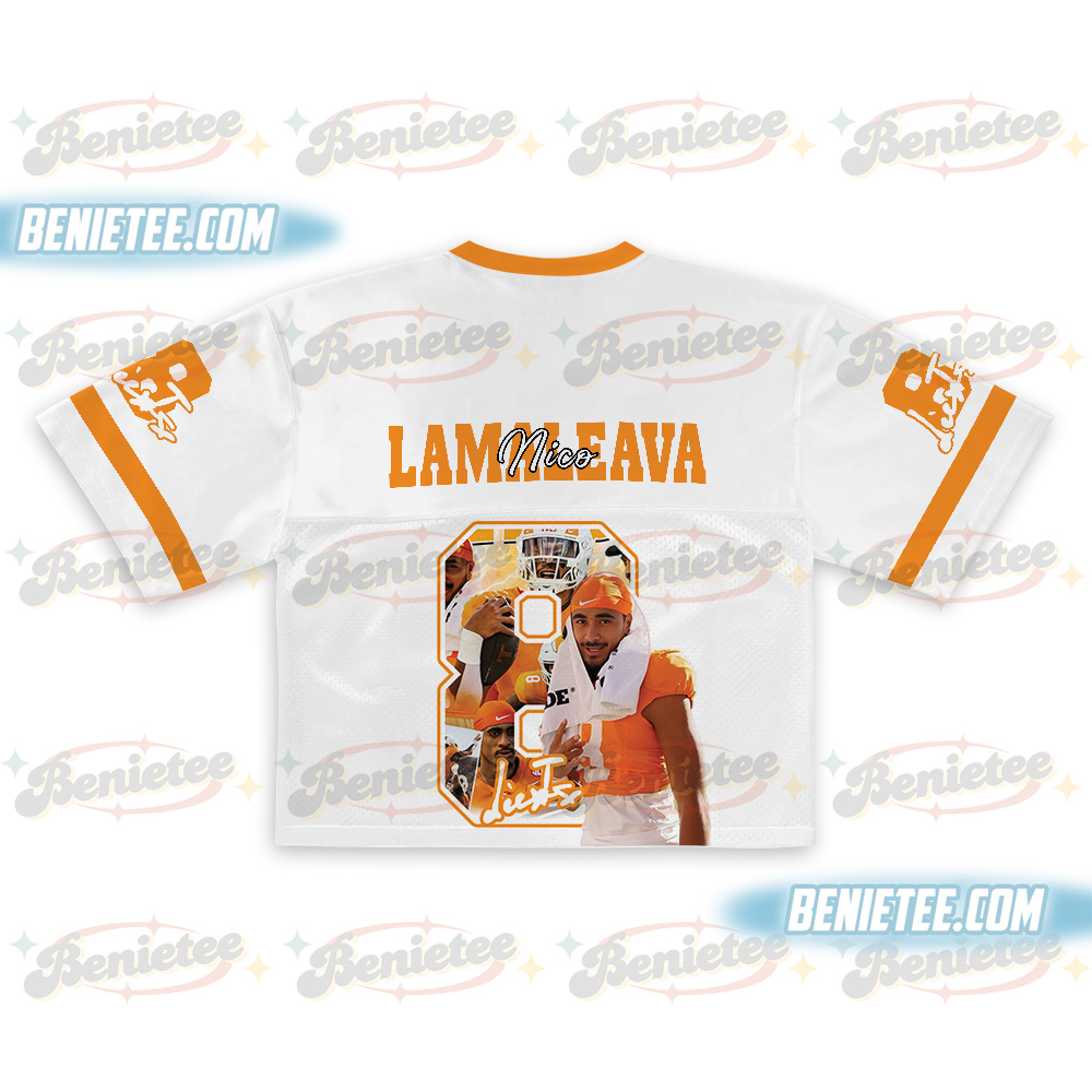 Nico Iamaleava Croptop Mesh Football, Tennessee Croptop Mesh Football - Image 3