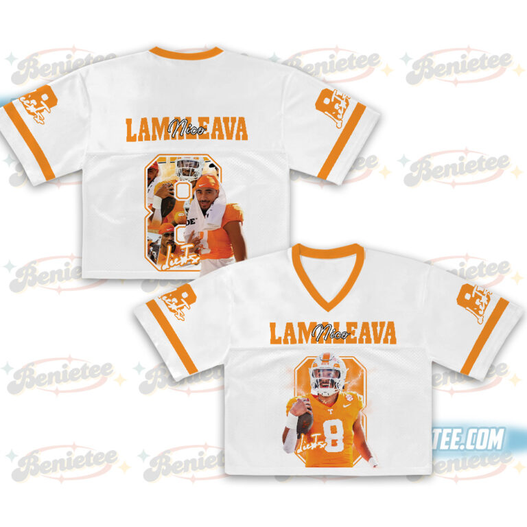 Nico Iamaleava Croptop Mesh Football, Tennessee Croptop Mesh Football