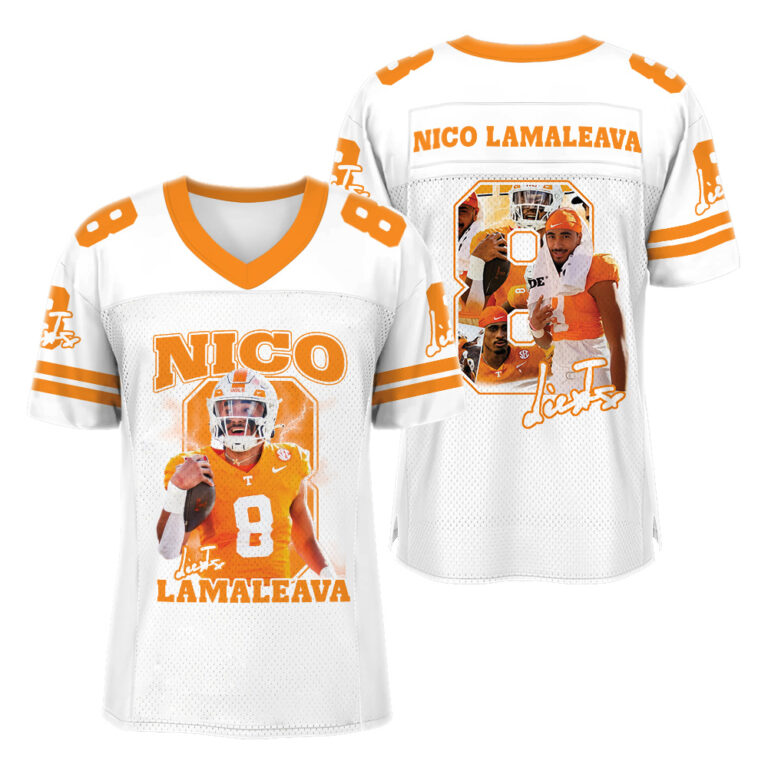Nico Iamaleava Football Jersey, Tennessee Football Jersey