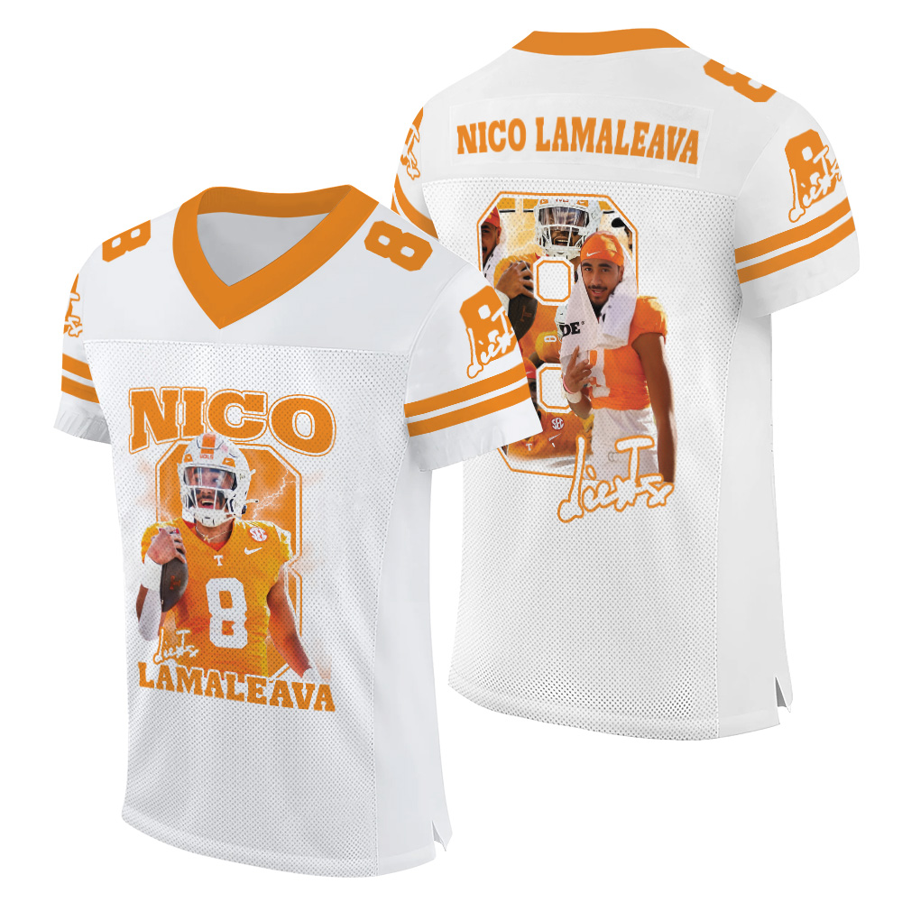 Nico Iamaleava Football Jersey, Tennessee Football Jersey - Image 6
