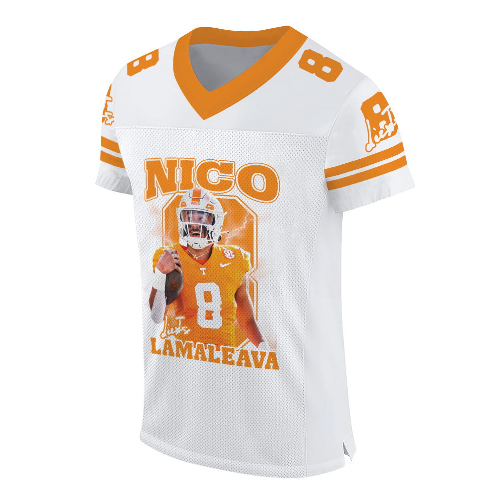 Nico Iamaleava Football Jersey, Tennessee Football Jersey - Image 4