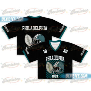Philadelphia Croptop Mesh Football, Retro Philadelphia Game Day Croptop Mesh Football