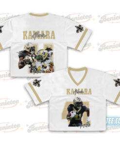 Alvin Kamara Croptop Mesh Football, New Orleans Croptop Mesh Football