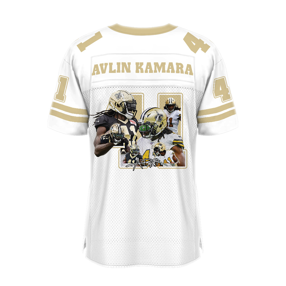 Alvin Kamara Football Jersey, New Orleans Football Jersey - Image 3