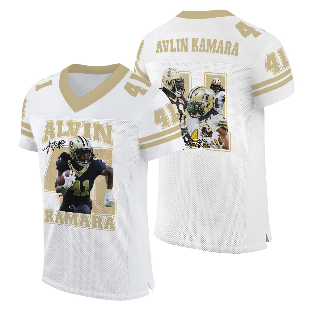 Alvin Kamara Football Jersey, New Orleans Football Jersey - Image 7