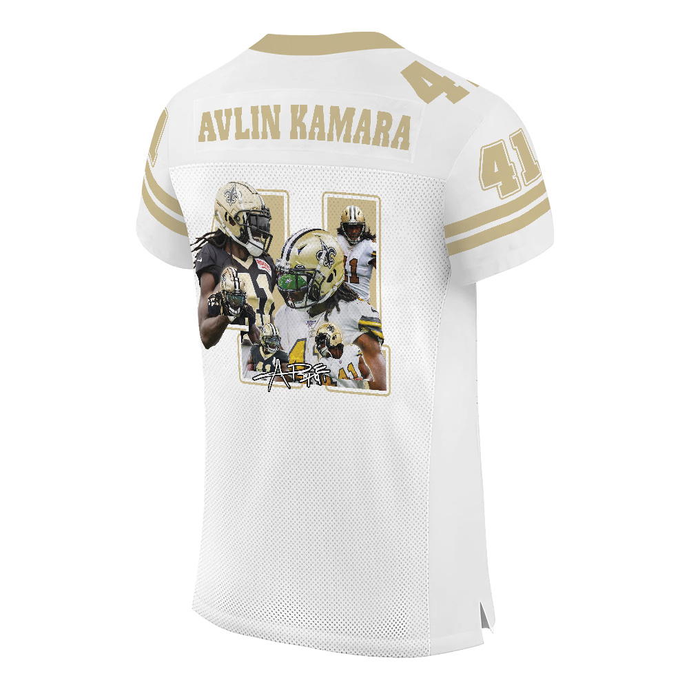 Alvin Kamara Football Jersey, New Orleans Football Jersey - Image 5