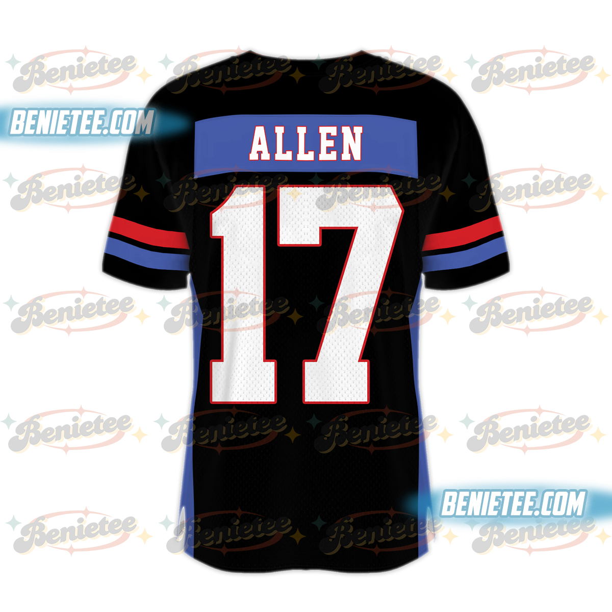 Josh Allen Football Jersey, Game Day Vintage Bootleg Football Jersey - Image 3