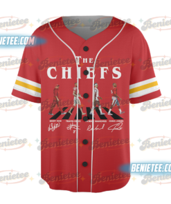 Alternative view of Kansas City Chiefs Team Baseball Jersey, Game Day Baseball Jersey