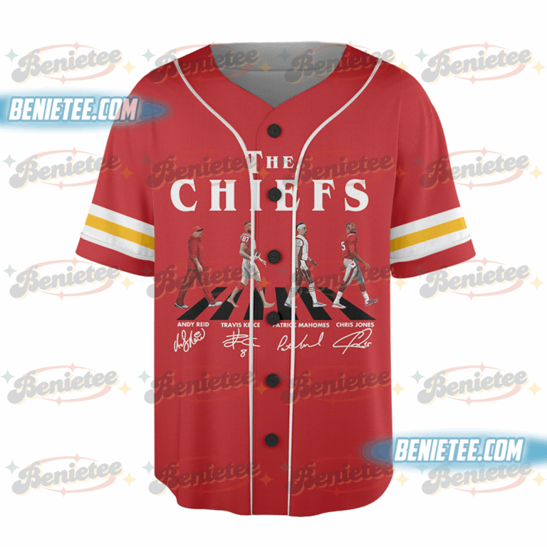 Alternative view of Kansas City Chiefs Team Baseball Jersey, Game Day Baseball Jersey