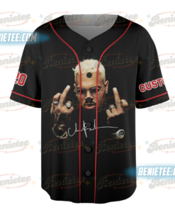 Alternative view of Custom Chris Brown Tour Baseball Jersey, Breezy Bowl XX Music Tour 2025 Baseball Jersey