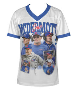 Alternative view of Sean McDermott Football Jersey, Buffalo Football Jersey