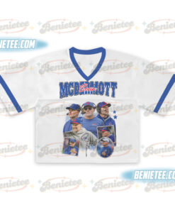 Alternative view of Sean McDermott Croptop Mesh Football, Buffalo Croptop Mesh Football