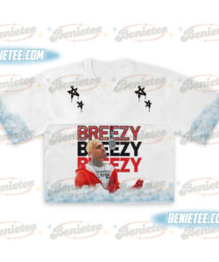 Alternative view of Chris Brown Croptop Mesh Football, Breezy Bowl Tour 2025 Croptop Mesh Football