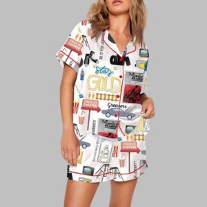 Outsiders Musical Broadway Print Pajama Set