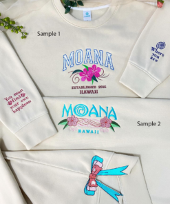 Moana Embroidery Sweatshirt