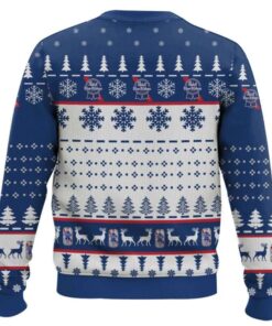 Alternative view of Pabst Blue Ribbon Titties Funny Ugly Christmas Sweater
