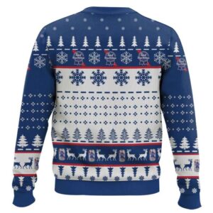 Alternative view of Pabst Blue Ribbon Titties Funny Ugly Christmas Sweater
