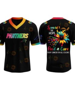 Panthers Fight Cancer In All Color Jersey 2025