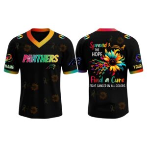 Panthers Fight Cancer In All Color Jersey 2025