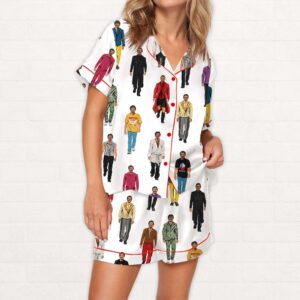 Alternative view of Pascal Celebrity Silky Satin Pajama Set