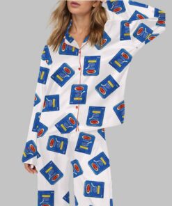 Pastina Fans Silky Satin Pajama Set