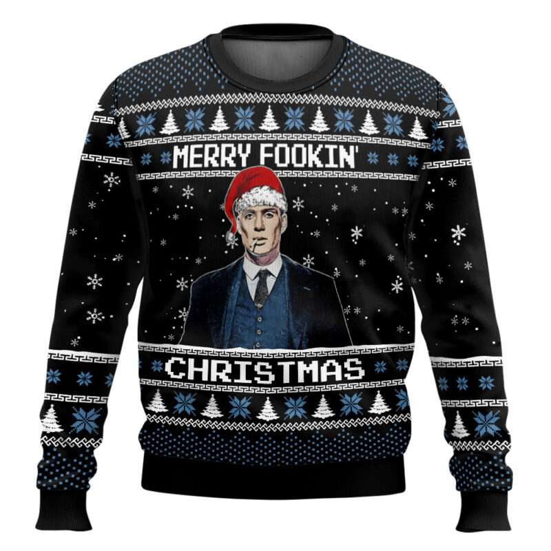 Peaky Blinders Merry Fookin' Christmas Ugly Sweater