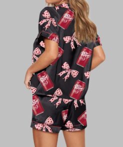 Alternative view of Pepper Drink Pink Coquette Bow Pajama Set