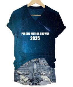 Perseid Meteor Shower 2025 3D Shirt