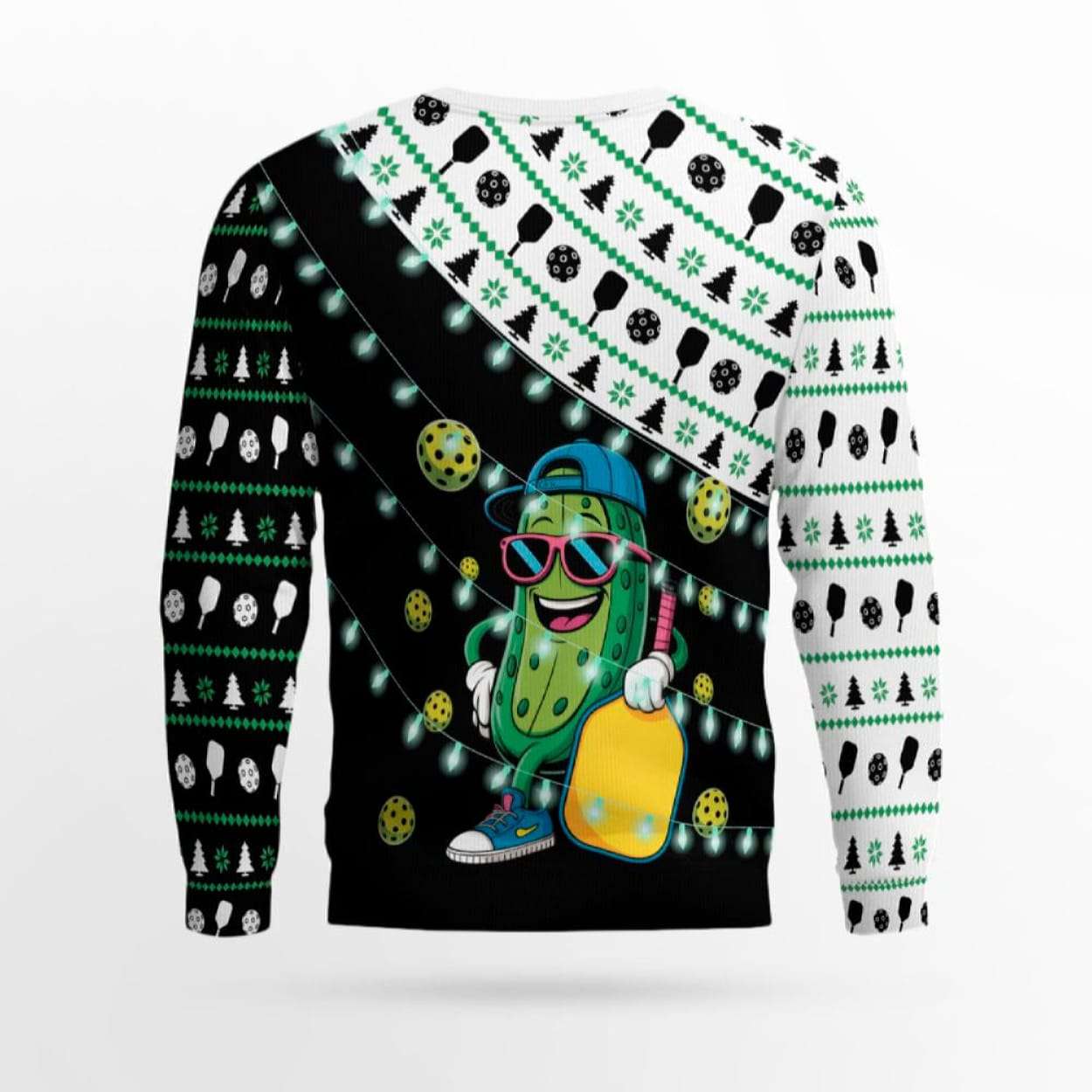 Personalized 2025 Pickleball Pal Christmas Sweater - Image 3