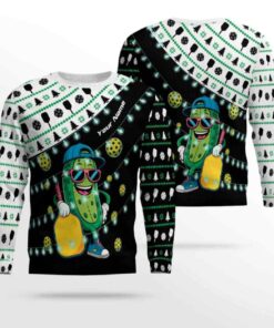 Personalized 2025 Pickleball Pal Christmas Sweater