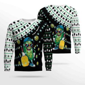 Personalized 2025 Pickleball Pal Christmas Sweater