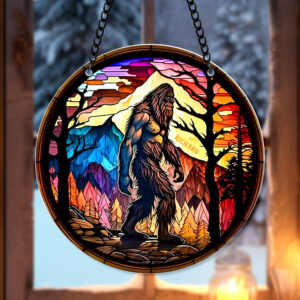 Personalized Big Foot Suncatcher Ornament 03acxx190824/06acqn230824