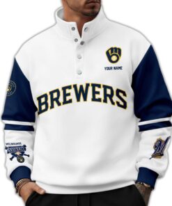 Personalized Brewers Western Style Sweater With Buckles