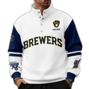 Personalized Brewers Western Style Sweater With Buckles